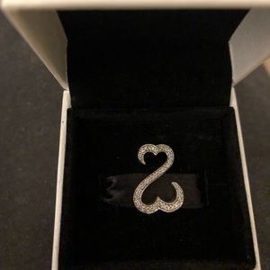 Jane Seymour Open Heart Diamond pendant